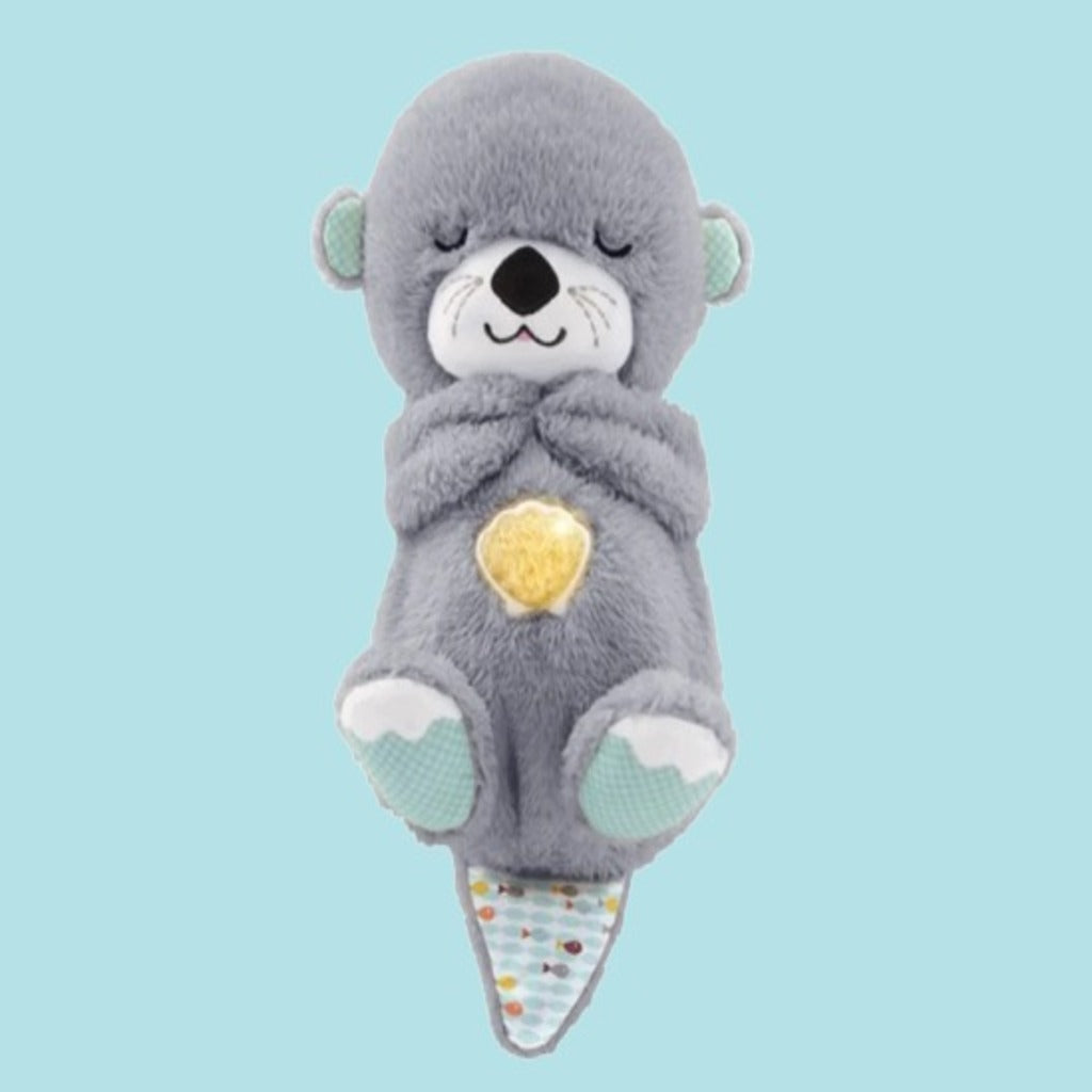 Breathing Otter plushie with soothing music for kids and adults